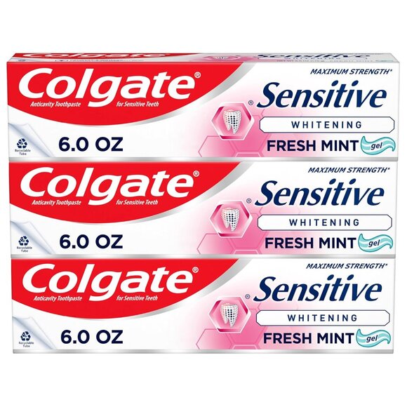 Whitening Toothpaste for Sensitive Teeth, Enamel Repair and Cavity Protection, F - Picture 1 of 8